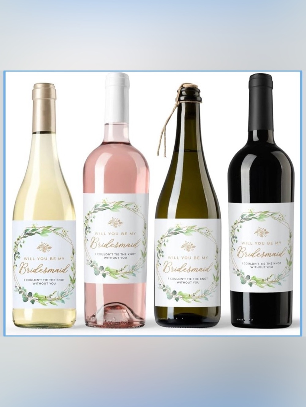Maid of Honor & Bridesmaids Labels